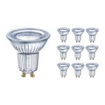 Mehrfachpackung 10x Ledvance Performance LED-Spot Reflektor GU10 PAR16 4.3W 350lm 120D - 830  | Ersatz für 30W