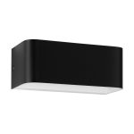 Eglo Wandleuchte Sania 4 Aluminium Schwarz Weiß 10W 1300lm - 830 Warmweiß | IP20 