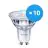 Mehrfachpackung 10x Philips Corepro LED Spot GU10 PAR16 2.7W 230lm 36D - 840 Kaltweiß | Ersatz für 25W