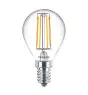 Philips Corepro LED Lustre E14 Kugel Fadenlampe Klar 4.3W 470lm - 840 Kaltweiß | Ersatz für 40W