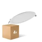 Mehrfachpackung 4x Ledvance LED Deckenstrahler Rund DN210 18W 1530lm 120D - 840 Kaltweiß | 225mm