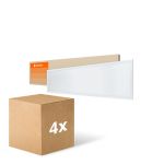 Lot 4x Ledvance Dalle LED Compact Aluminium Blanc 33W 3630lm - 840  | 120x30cm - UGR < 19