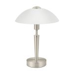 Eglo Lampe De Chevet Solo 1 Échantillon Nickel Satiné | IP20 - Convient pour 1x E14 