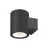 SLV Oculus Up/Down Applique Murale Aluminium Noir 15W 1110lm - 920-930 Dim To Warm | Meilleur Rendu De Couleur - Dimmable 