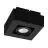 Eglo Plafond Spot Mendoza Échantillon Noir 4.7W 345lm - 830  | Dimmable - Convient pour GU10