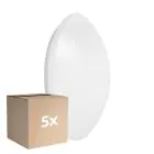 Lot 5x Ledvance Surface Circulaire 350 18W 830 1440lm Blanc IP44 | avec Sensor - Blanc Chaud - Remplacement 2x18W