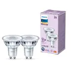Lot 2x Philips Spot LED GU10 PAR16 4W 255lm 36D - 827 