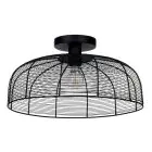 Eglo Plafonnier Rinroe Échantillon Noir Cuivre | Convient pour E27