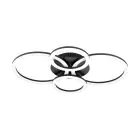 Eglo Plafonnier Parrapos-Z Échantillon Noir 6.5W 5800lm - 830-865 Accordable Blanc | IP20 - Zigbee Dimmable